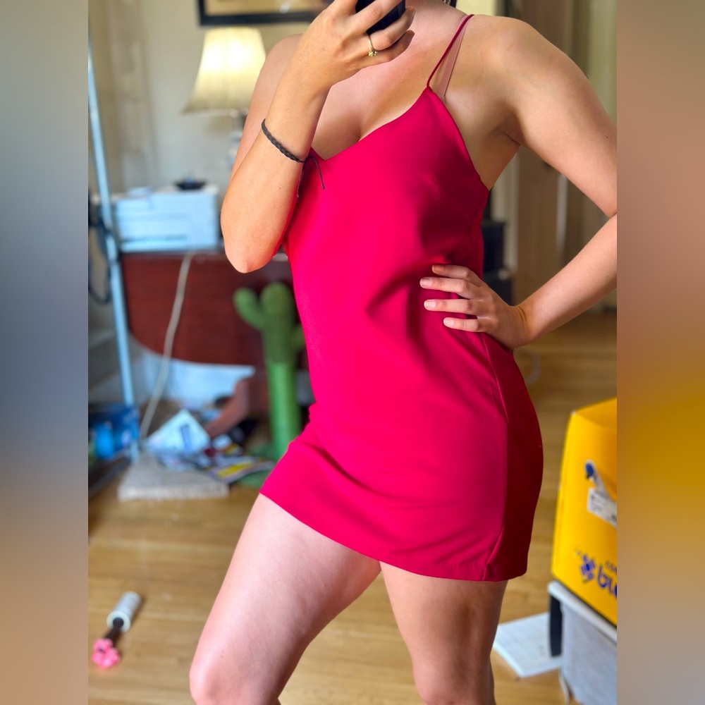 Red dress from forever 21